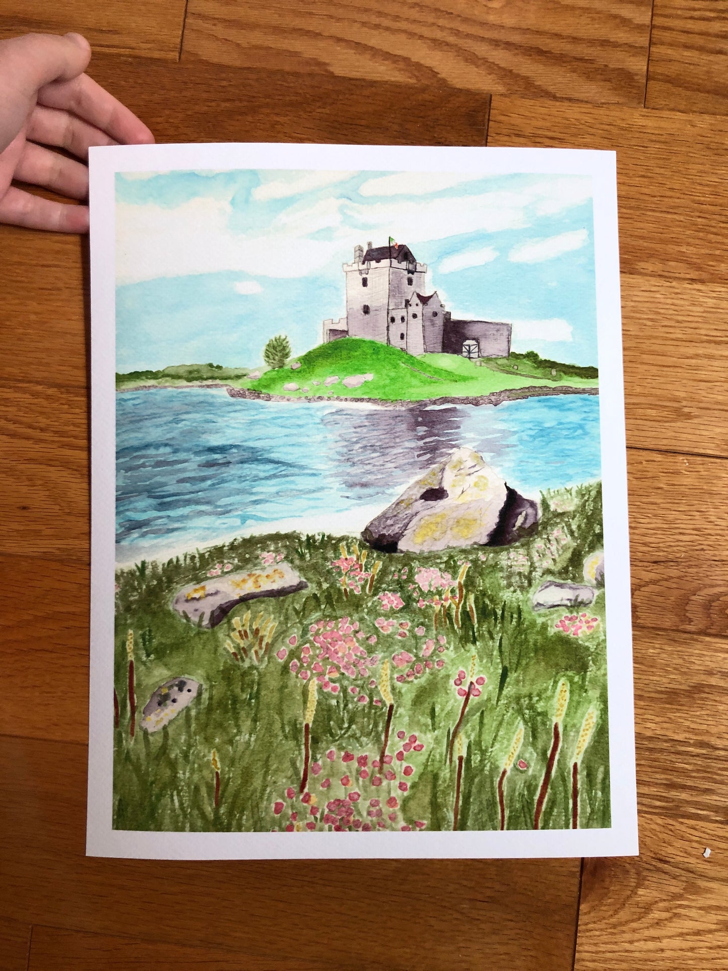 Ireland Watercolor Print