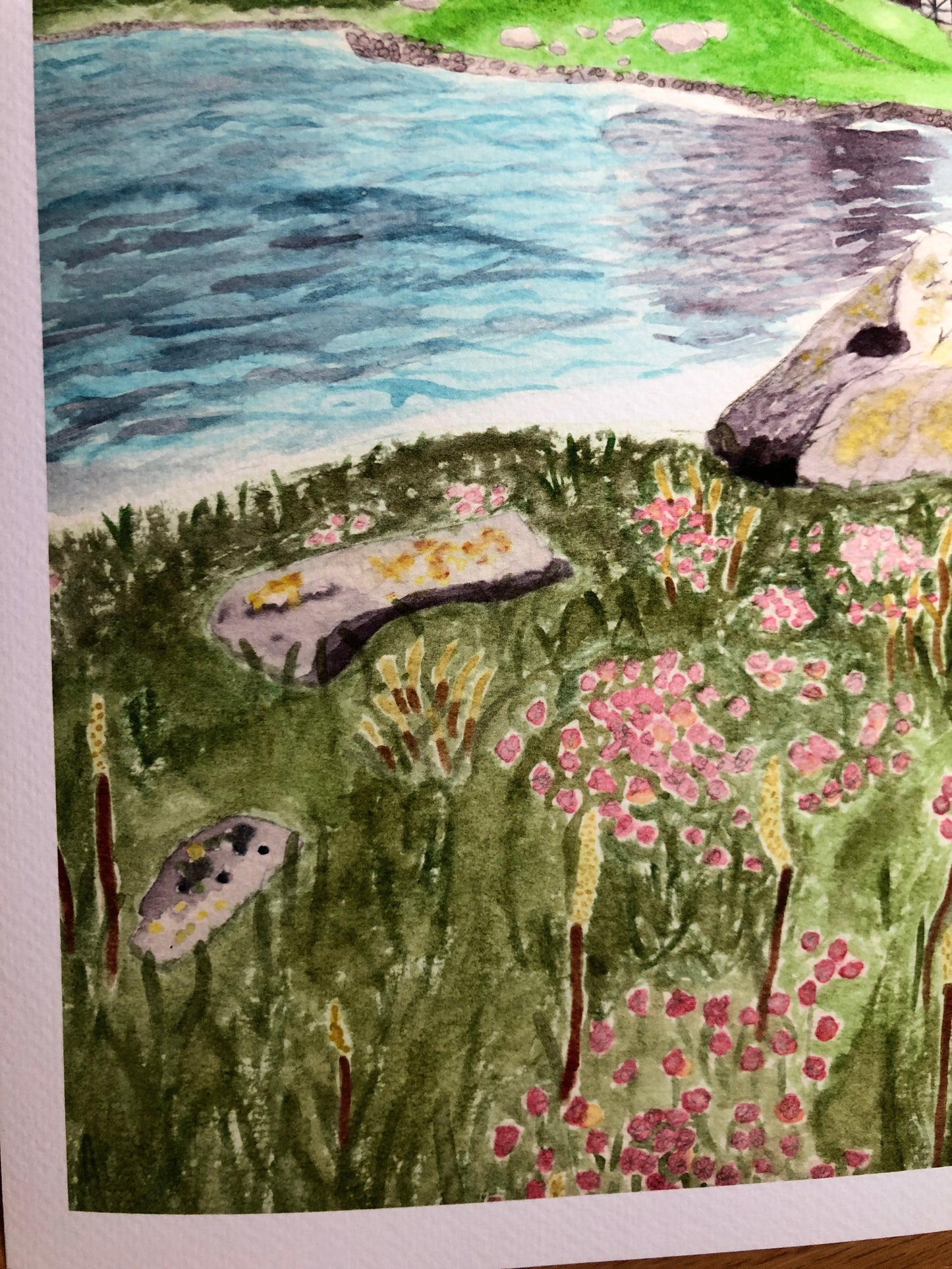 Ireland Watercolor Print