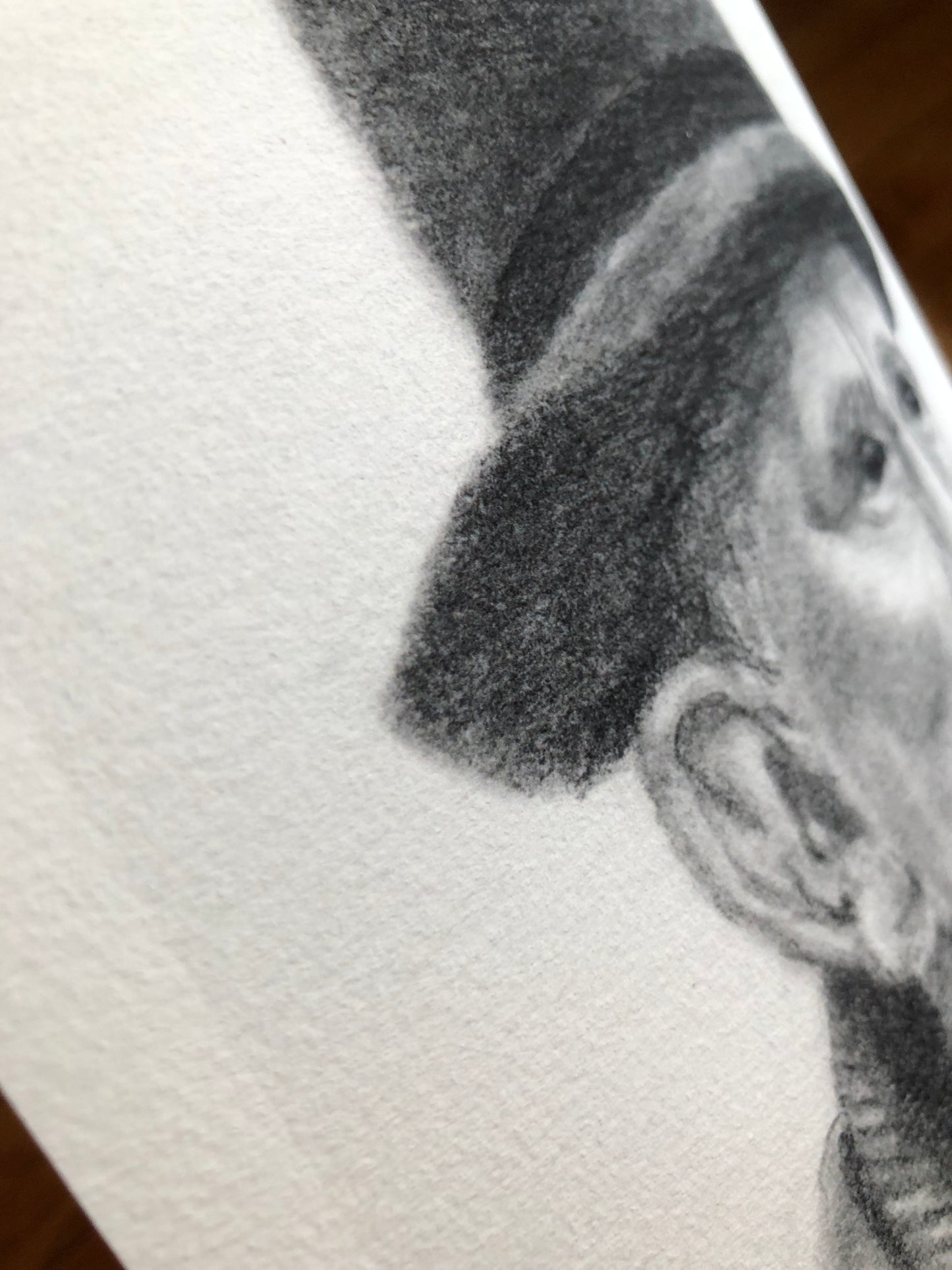 The Professor - J.R.R. Tolkien graphite portrait - Only ONE available of this paper type! -