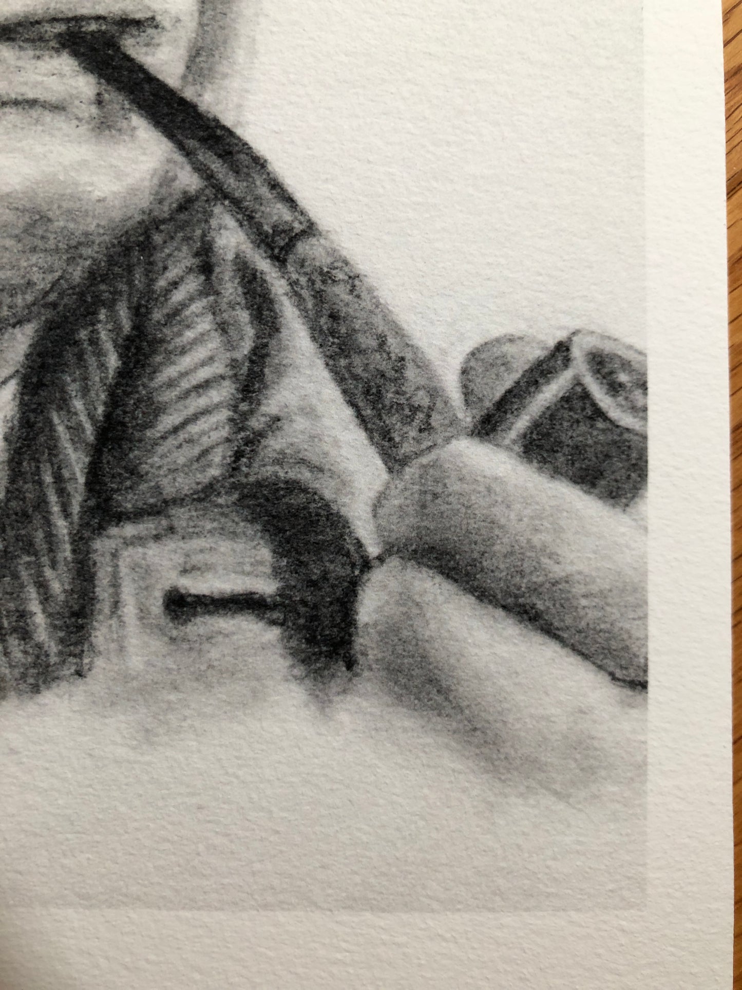 The Professor - J.R.R. Tolkien graphite portrait - Only ONE available of this paper type! -