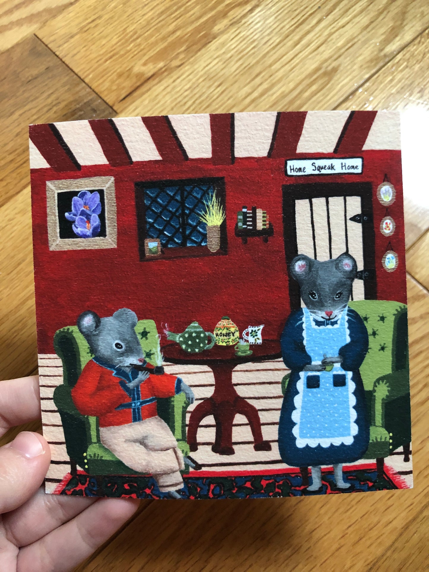 Home Squeak Home - Only TWO available of this paper type! -