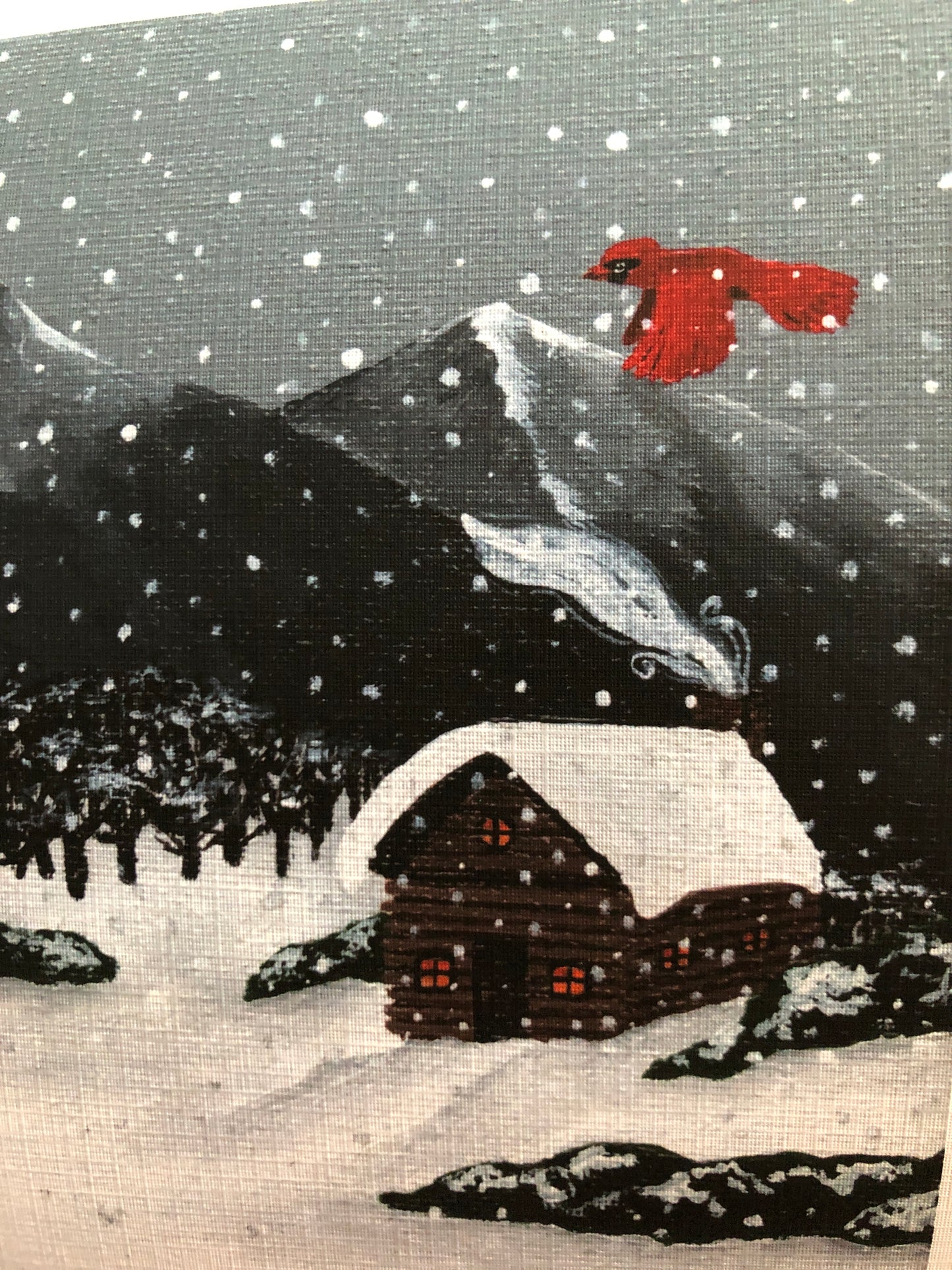 Snowy Scene print - Only TWO available of this paper type! -