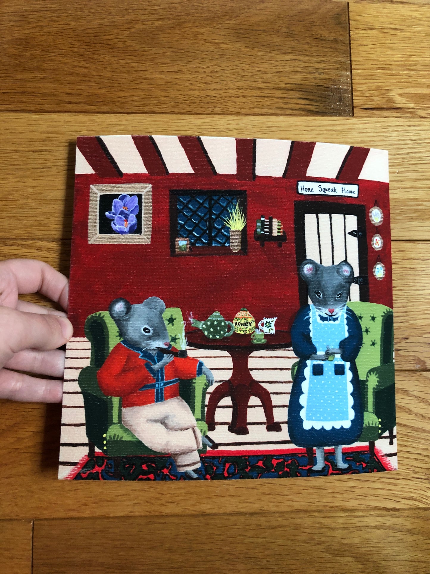 Home Squeak Home - Only TWO available of this paper type! -