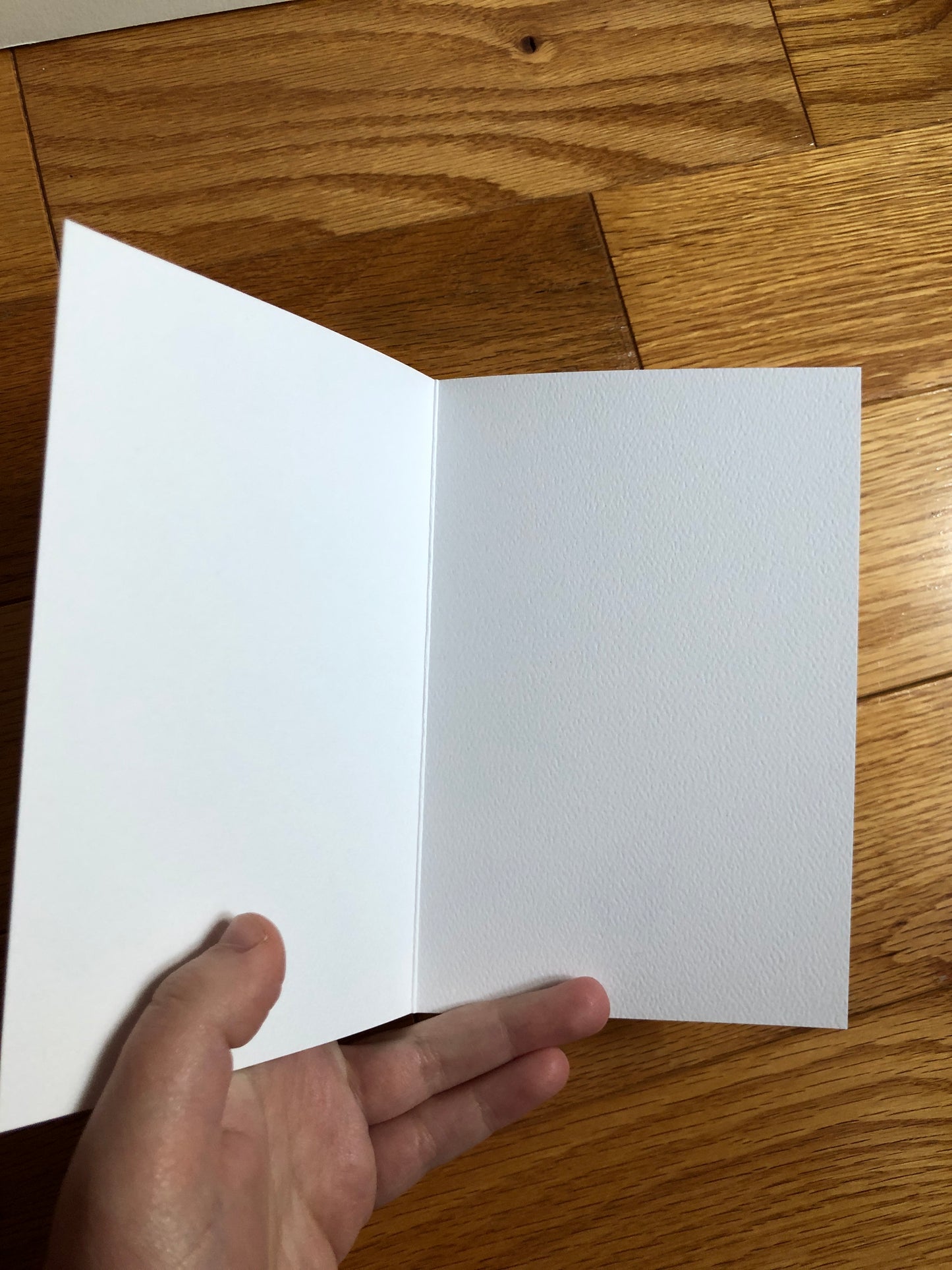 Morning Glory Notecard - Only one card of this paper type! -