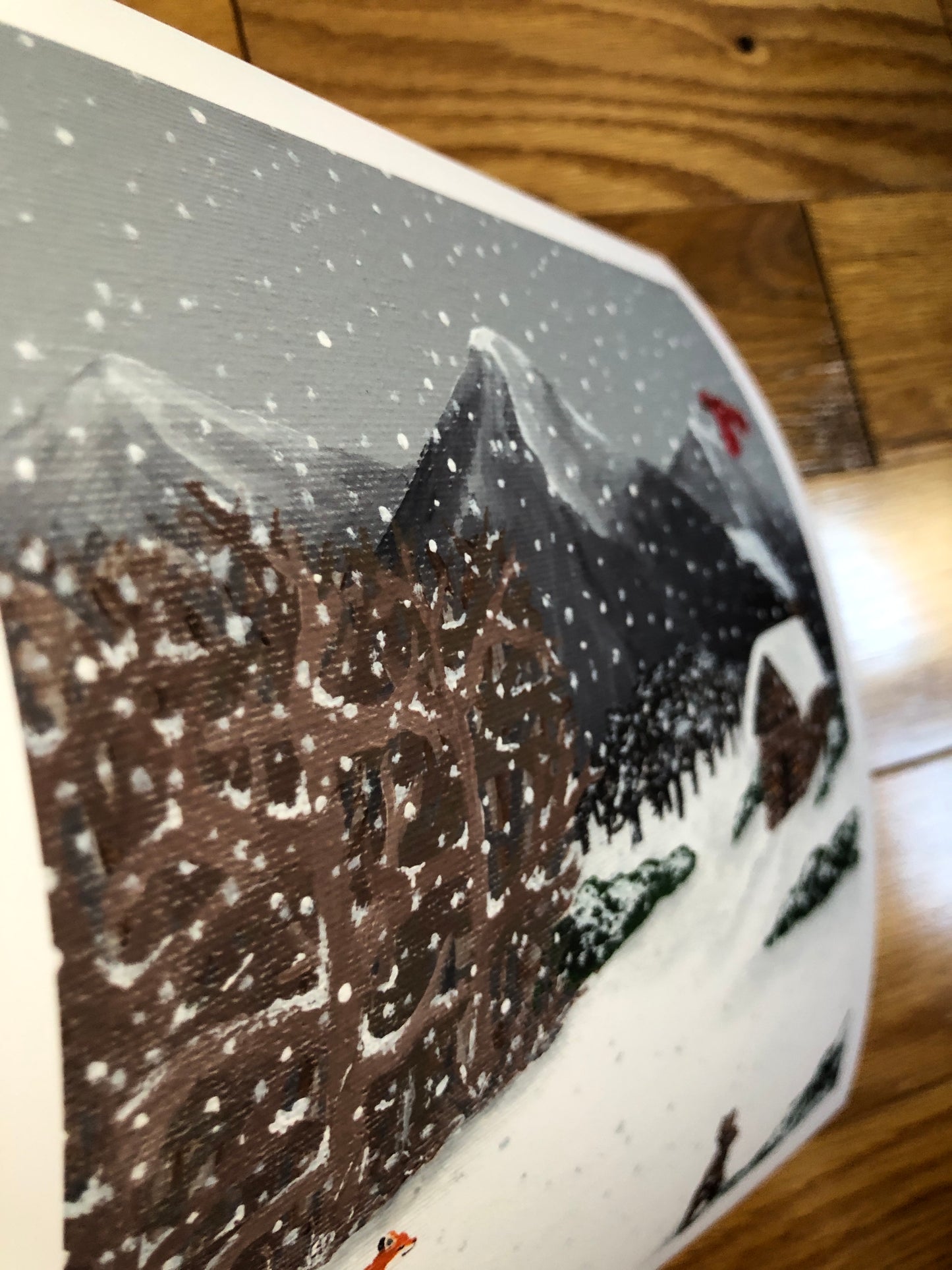 Snowy Scene print