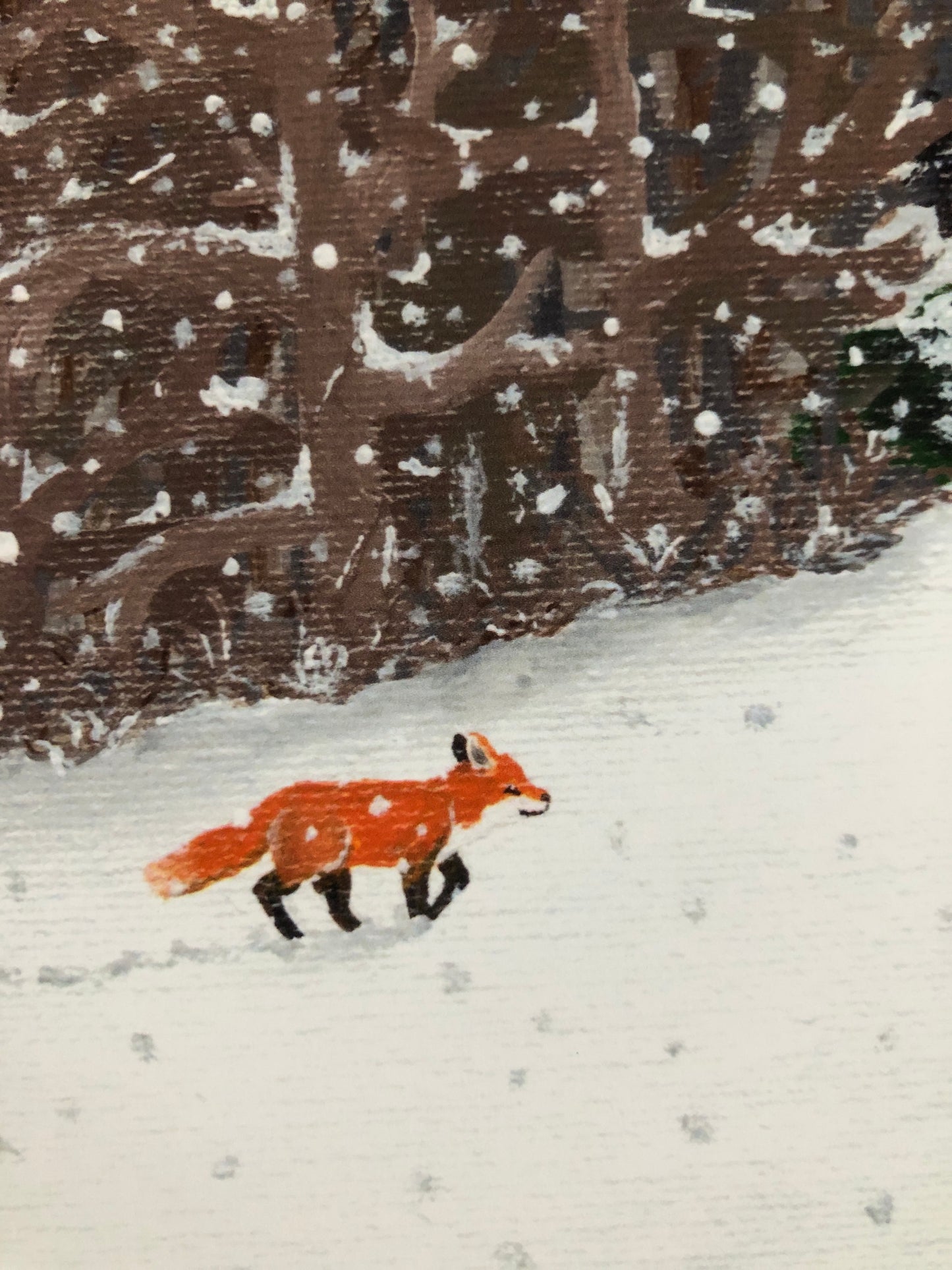 Snowy Scene print