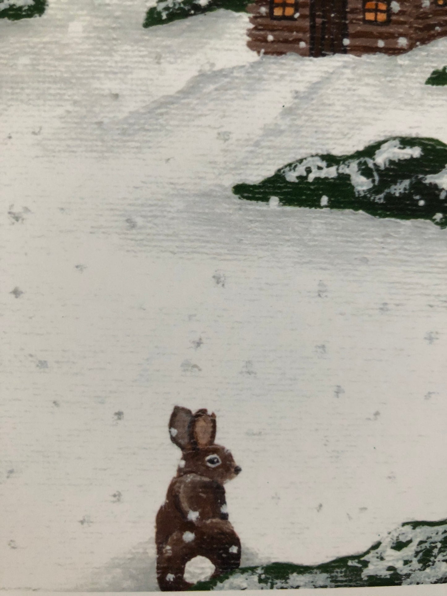 Snowy Scene print