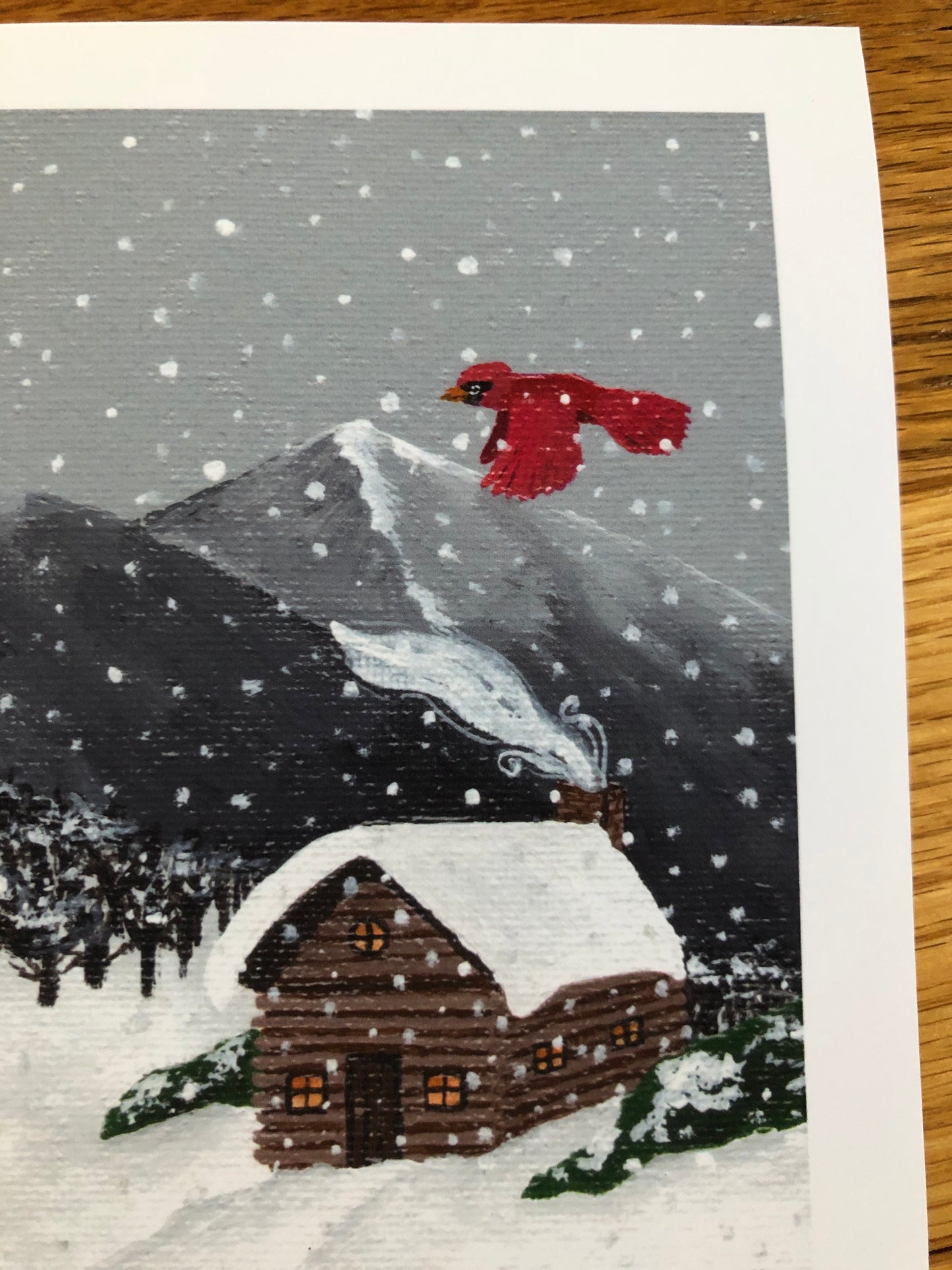 Snowy Scene print