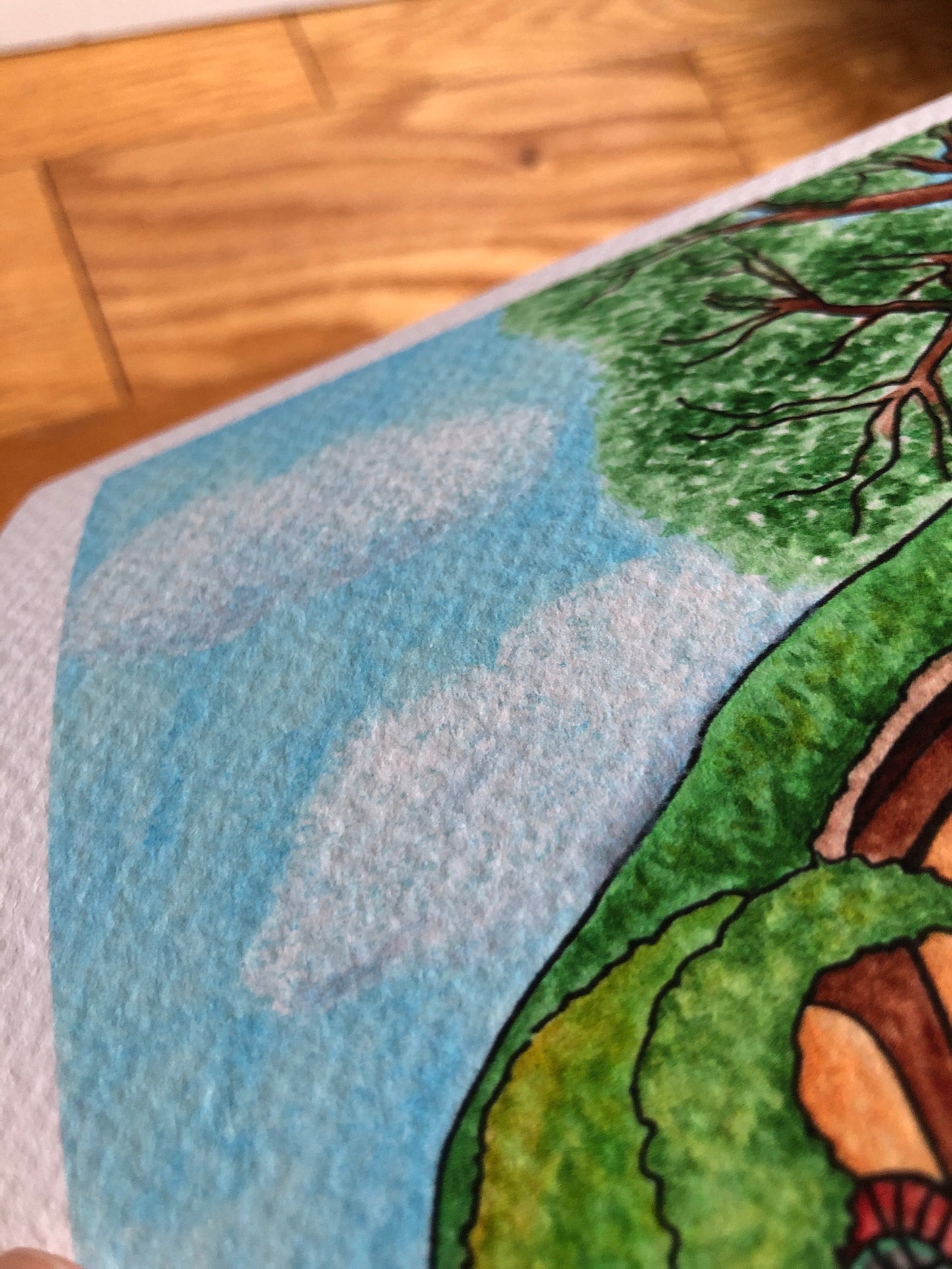 Bag End Watercolor Print