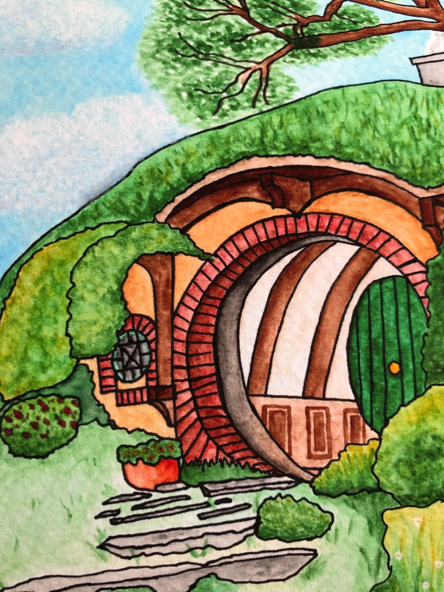 Bag End Watercolor Print