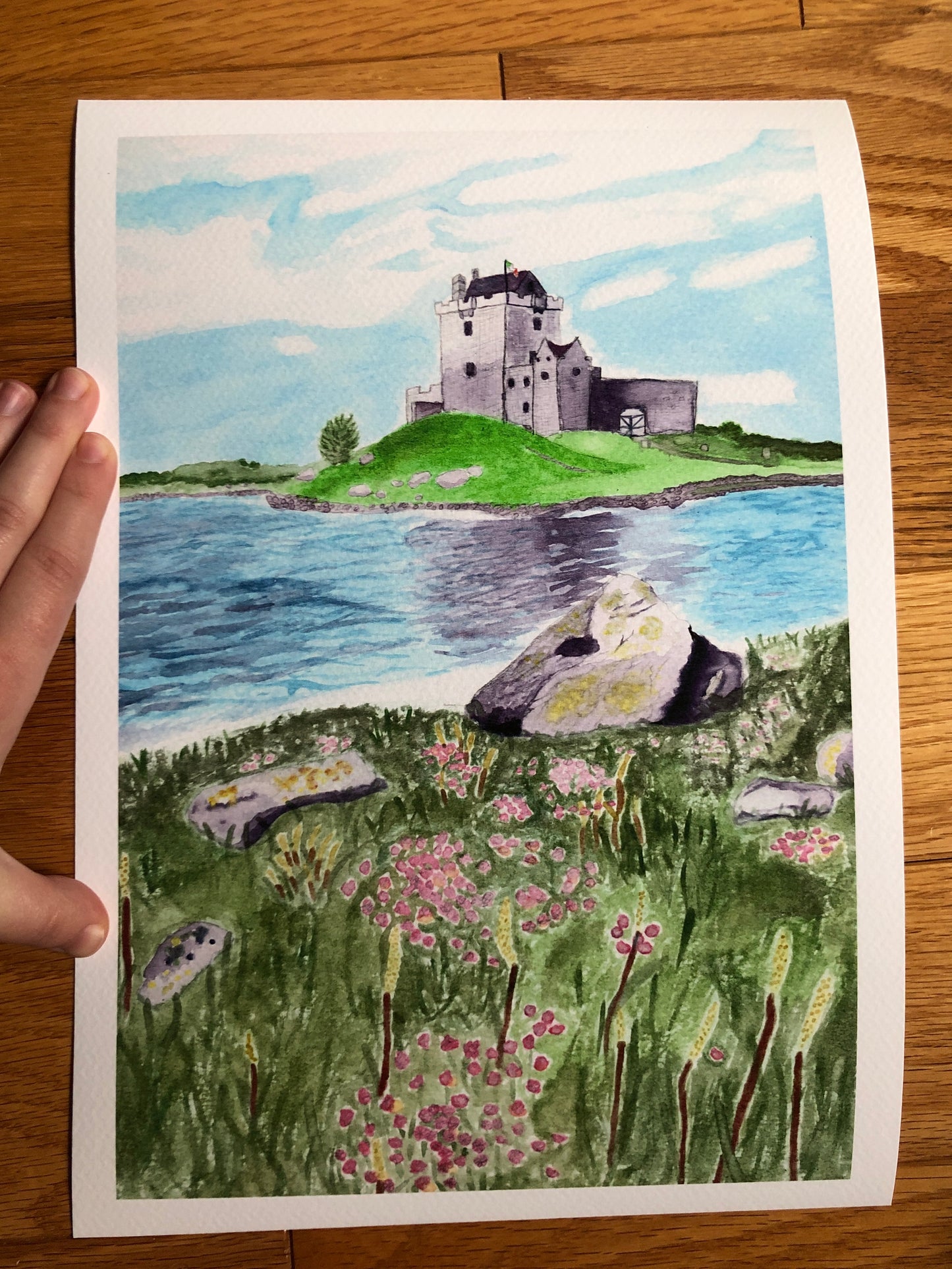 Ireland Watercolor Print