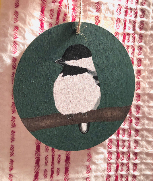 Chickadee ornament