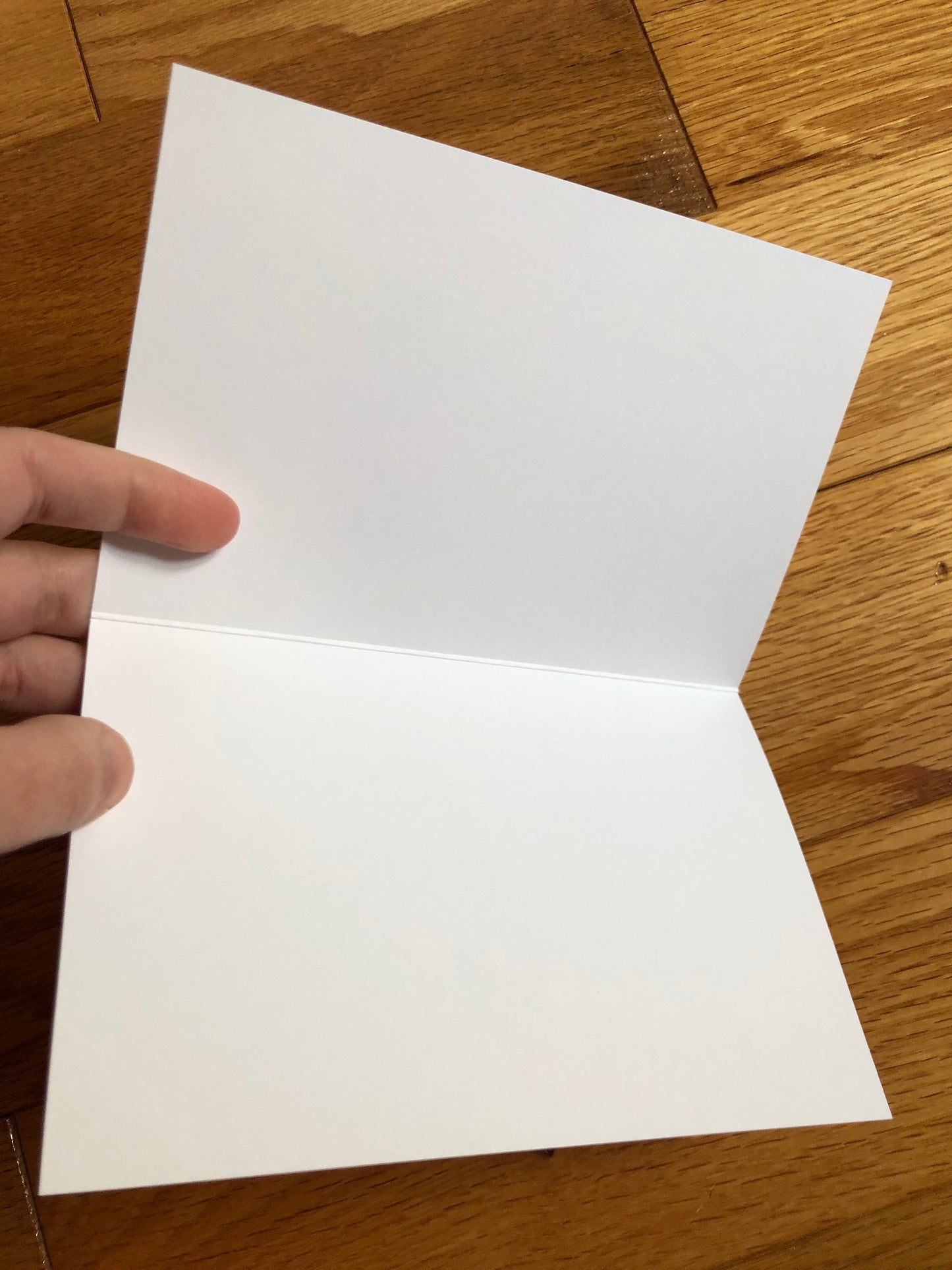 Landscape watercolor notecard