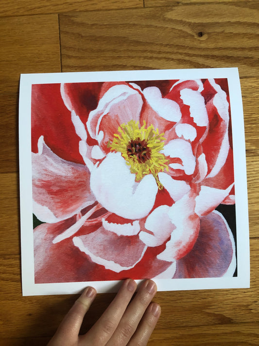 Peony print