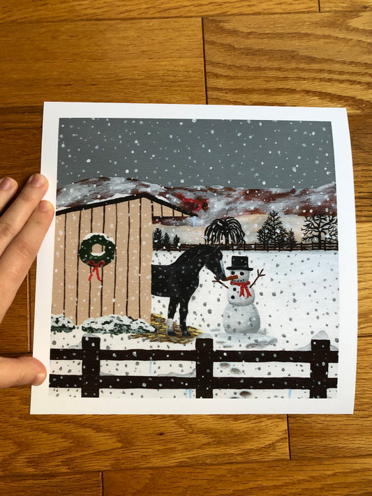 Snow Friends print