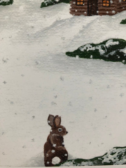 Snowy Scene print