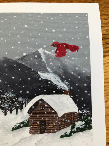 Snowy Scene print