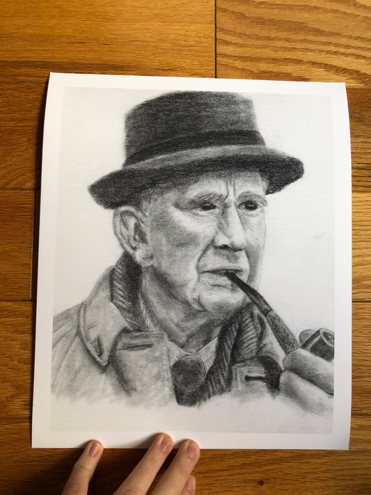 The Professor - J.R.R. Tolkien graphite portrait